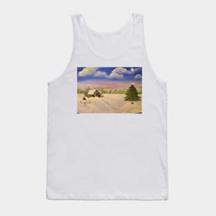 Christmas scene Tank Top